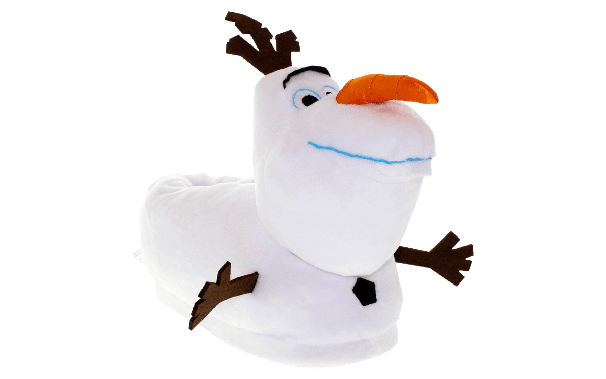 Disney Girls Character Flip Flops Orange Frozen Olaf 