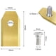 thumbnail image 4 of Paquete de 45 cuchillas de repuesto de titanio para el robot cortacésped Husqvarna Automower Gardena., 4 of 5