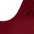 thumbnail image 6 of VBVC Women's Front-Closure Lace Support Bra,Full Coverage Posture Corrector Bra For Women,Ladies' Comfort Wireless Everyday Bra,Wine,S-2XL, 6 of 7