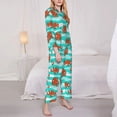 thumbnail image 3 of Balery Octopuses Pattern Pajama Sets for Women Long Sleeve 2 Piece Sleepwear Loungewear Sets Soft PJ's with Pockets Long Sleeve Comfy Pj Sets-Large, 3 of 7