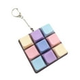 thumbnail image 3 of Keyboard Fidget Keychain 9 Key Clicker Sensory Toy Portable PVC Cube for Teens Adults Office Home, 3 of 9