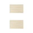 thumbnail image 2 of Bearachild Alfombrilla de baño de chenilla, absorbente, antideslizante, lavable a máquina, para baño, cocina, alfombra, segura, blanca lechosa Blanco lechoso 2Conjunto, 2 of 6
