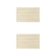 thumbnail image 1 of Alfombrilla de baño Naiovety absorbente antideslizante Chenille Blanco lechoso 2Conjunto, 1 of 6