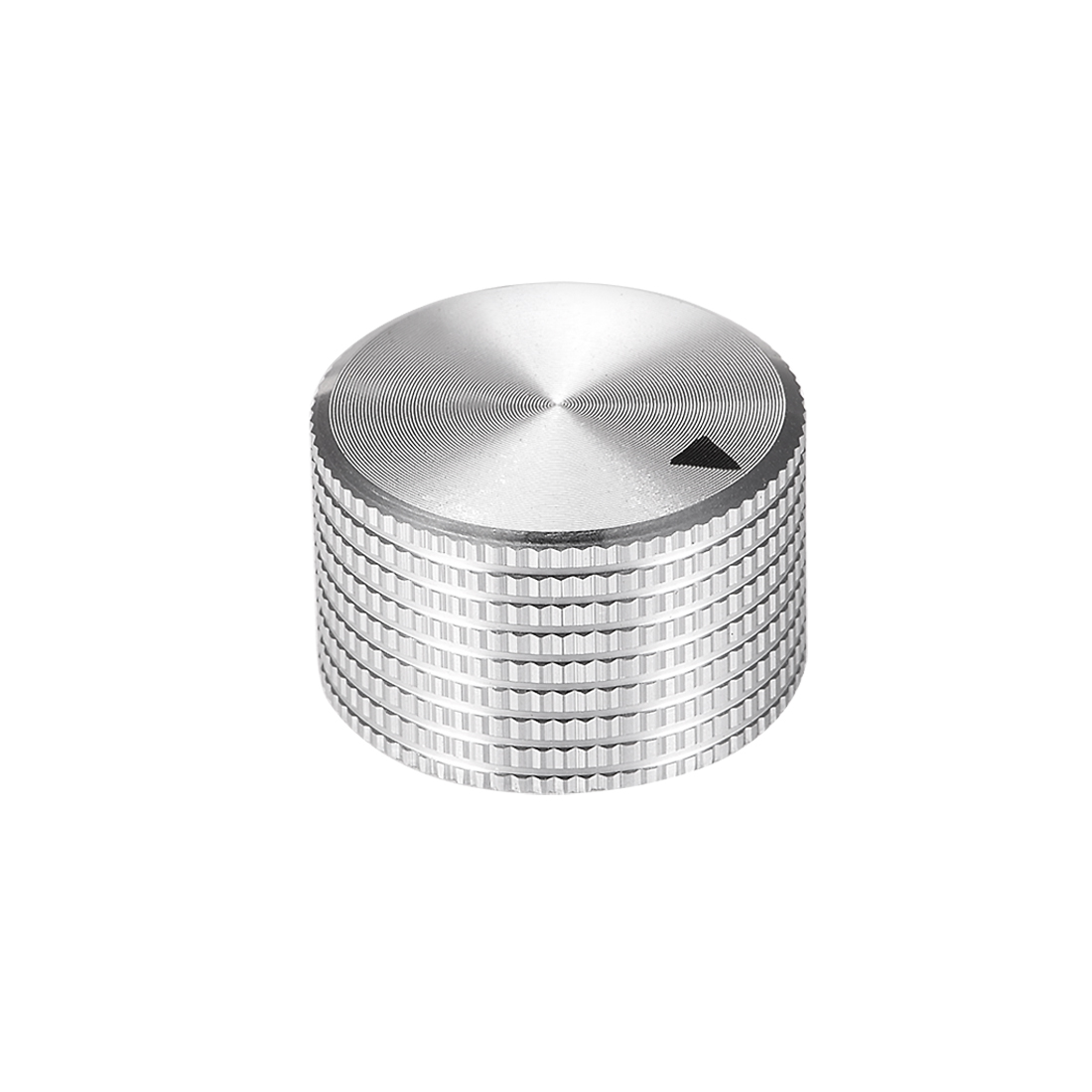 Uxcell Potentiometer Knob Silver Tone Aluminum Rotary Knob 25 x15mm