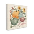 thumbnail image 3 of Stupell Industries Grateful Floral Fall Pumpkins Graphic Art Gallery Wrapped Canvas Print Wall Art, Design by Janelle Penner, 3 of 7