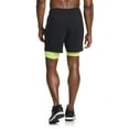 thumbnail image 2 of Reebok Mens and Big Mens Power Up 2-in-1 Woven Shorts (6" Inner, 9" Outer Inseam), Sizes XS-3XL, 2 of 5