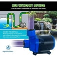 thumbnail image 6 of Water Pump with Controller, 6075GPH Submersible and Inline Energy-saving Return Pump for Aquarium, Fishtank, Pond, Fountain, Waterfall, and Else, 6 of 9