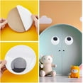 thumbnail image 5 of 1set 4pcs PVC Waterproof Eye Stickers Flat Round Refrigerator White 178x16mm, 5 of 6