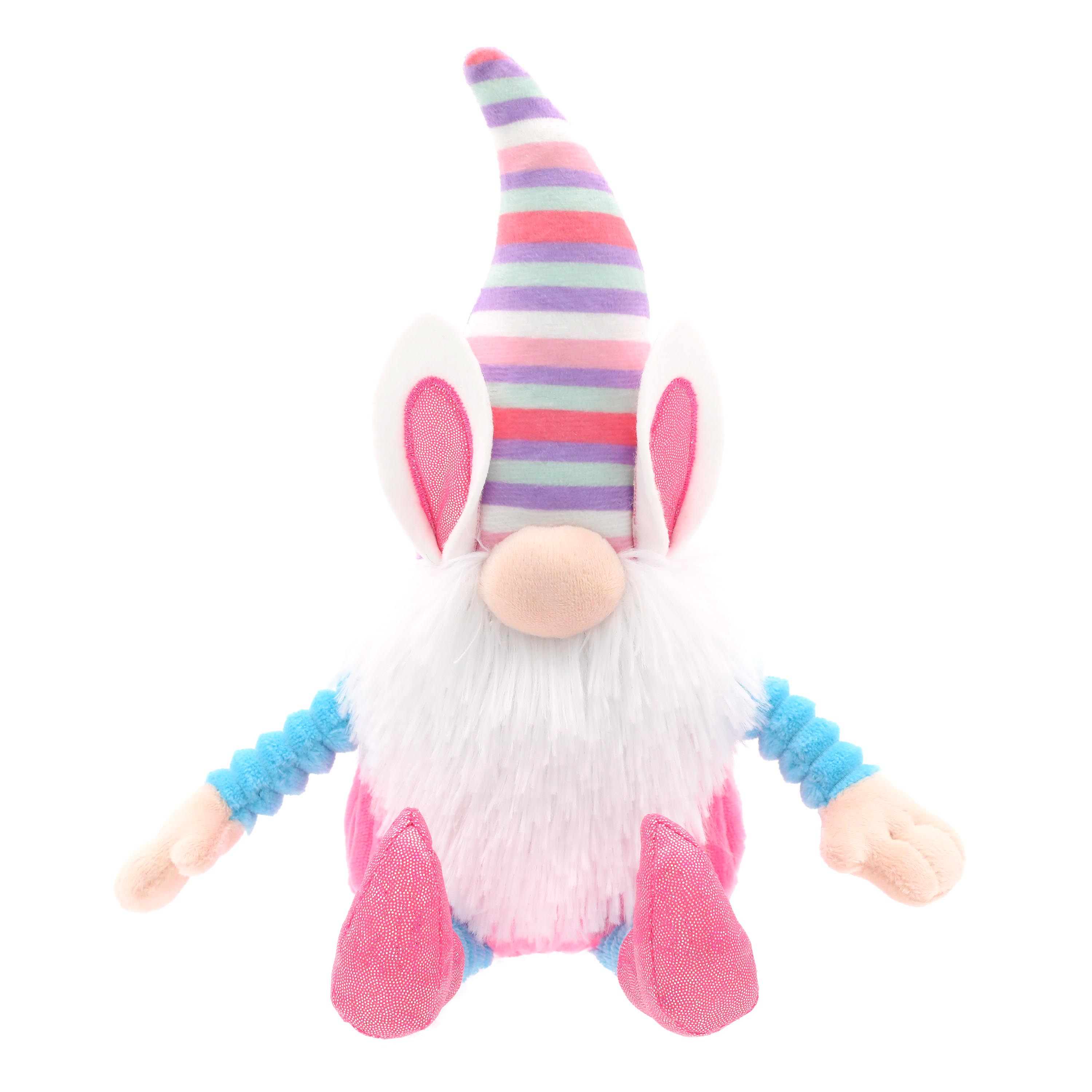 "Way to Celebrate! Easter Huggie Hugs Plush Toy, Gnome"