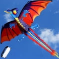 thumbnail image 3 of 3D Dragon Kite Single Line With Tail Kite Outdoor Fun Toy Kite Family Outdoor Sports Toy, 3 of 7