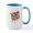 White/Blue Inside, variant on CafePress - Nerf Nation Mugs - 15 oz Ceramic Large White Novelty Mug
