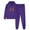 Purple, variant on JURANMO 2 Piece Sets for Women Happy Halloween Sweatsuit Pumpkin Face Print Hoodie and Drawtring Elastic Waist Sweatpants Lightweight Tracksuits Flash Deals of The Day Pink XXL