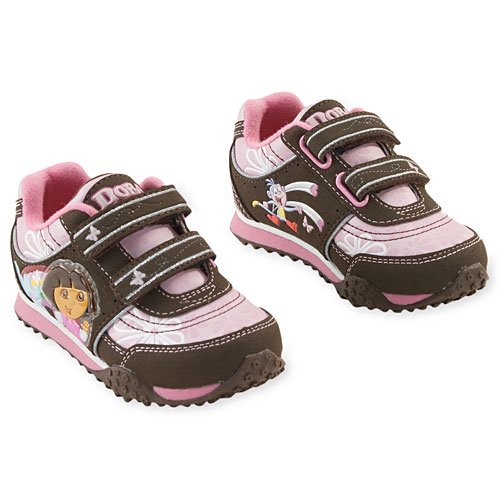 Dora the Explorer Toddler Girls' Velcro Sneakers