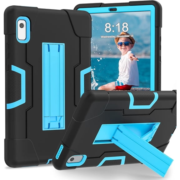 REQO Compatible with Lenovo Tab M9 9.0 inch 2023(TB-310FU/TB-310FX):3-Layer Structure Portable Hybrid Shock-Proof Cover Case with Kickstand