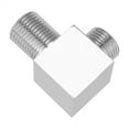 thumbnail image 3 of NIKOU Shower Outlet Elbow Wall Angle Valve Mounted Hardware Accessories, Solid Brass Chrome Finish Square Hand Concealed, 3 of 7
