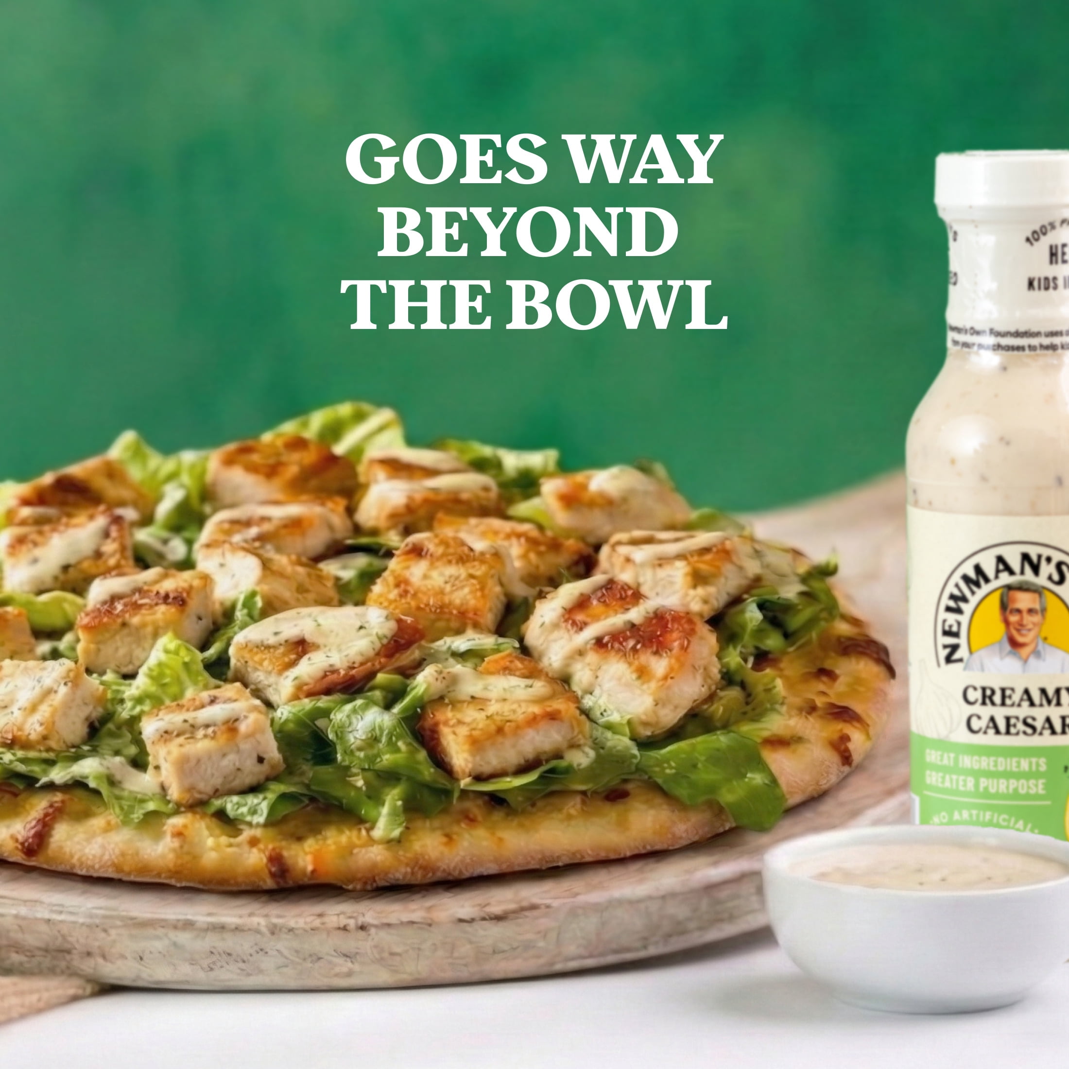 (2 pack) Newman's Own Creamy Caesar Salad Dressing, Marinade, and Dip, 12 fl oz