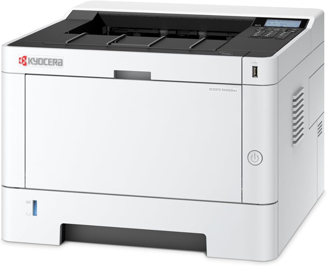 Kyocera ECOSYS PA3500wx A4 Monochrome Laser Duplex Wireless Printer - 37 ppm, Duplex, Network, 1200 DPI, 250-Sheet Tray