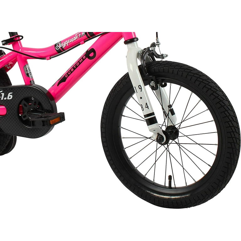 ●KIDD-X Costway 16 in. LED Lighted Kids Bike with Adjustable Seat