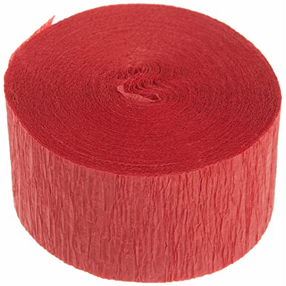 Unique Red Solid Birthday Party Streamer (Pack of 18)