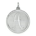 thumbnail image 1 of 925 Sterling Silver Dainty Letter A Initial Name Monogram Necklace Charm Pendant, 1 of 8