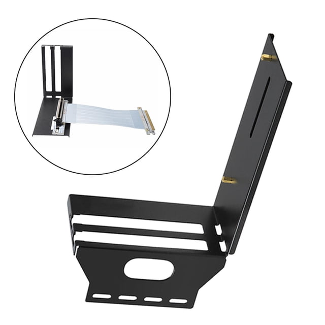 Cable de tarjeta gráfica vertical 16X de Montaje en soporte vertical Soporte de GPU Kits de adaptador