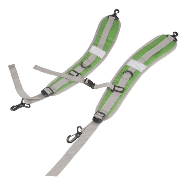 Cinturón acolchado impermeable para canoa, kayak, sin correa para el hombro, para bolso, 1 par , Verde Soledad Bolsa de bolsa seca