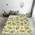 thumbnail image 5 of Vsdgher Kiwi Ice Cream Ultra-Soft Micro flannel Blanket Throw Blankets for Couch Sofa, Bed (4 sizes)-50"x40", 5 of 7