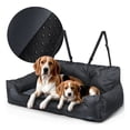 thumbnail image 1 of Asiento de Coche para Perro, Transportadora para Automóvil Esquimal (Negro - Gris, 100x52x37 cm), 1 of 6