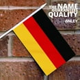 thumbnail image 2 of Anley Germany Mini Flag 12 Pack - Hand Held Small Miniature German Flags on Stick - 5x8 Inch with Solid Pole & Spear Top, 2 of 6