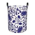 thumbnail image 2 of Goofa Blue And White Porcelain Pattern Printed Circular Hamper,Laundry Basket with Handles,Storage Baskets Foldable,Large Capacity Laundry Hamper-Small, 2 of 8