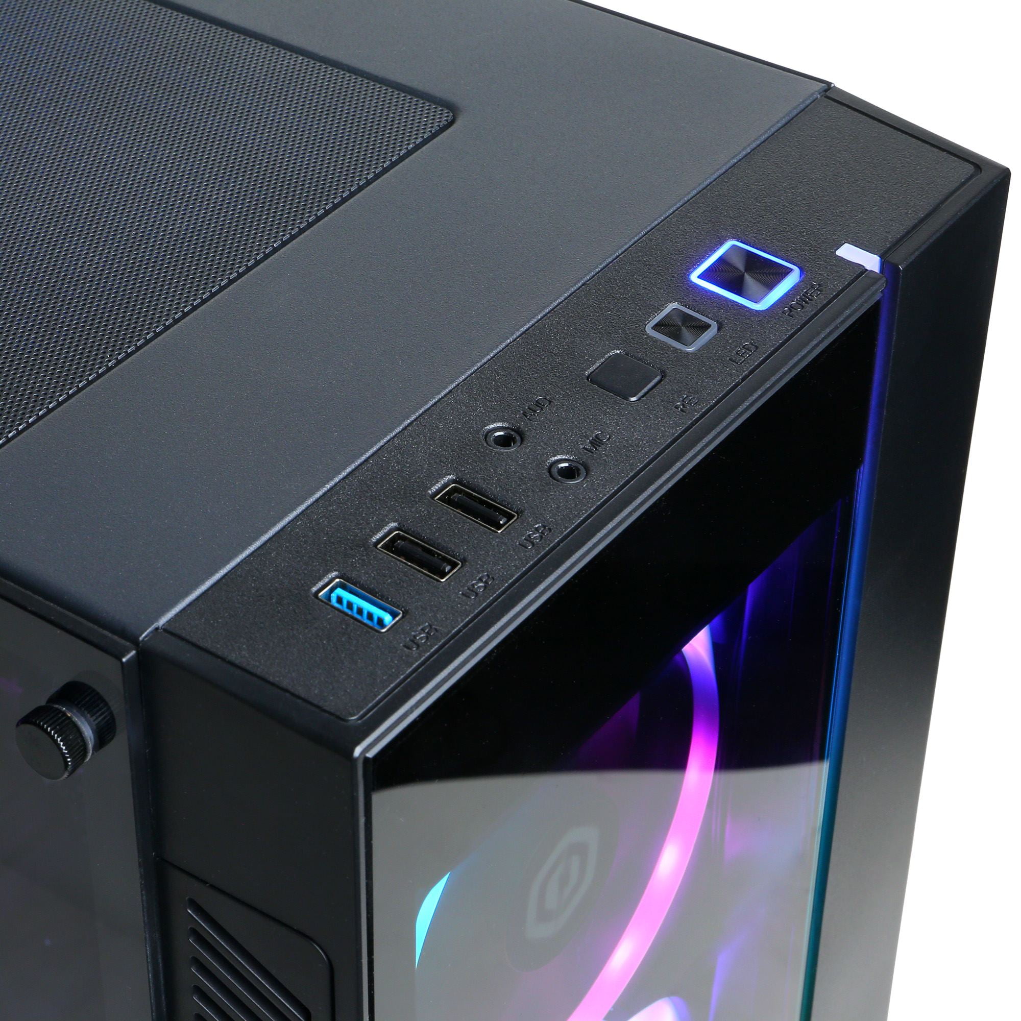CyberPowerPC Gamer Master Gaming Desktop, AMD Ryzen 5 5500, 16GB, AMD Radeon RX 6700 10GB, 1TB SSD, Black, GMA6800WST
