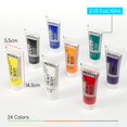 thumbnail image 3 of Set de pintura acrílica MEEDEN Heavy Body de 24 colores de 60 ml, 3 of 7