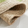 thumbnail image 5 of SAFAVIEH Natural Fiber Cebrail Geometric Area Rug, Green/Natural, 6' x 9' Oval, 5 of 8