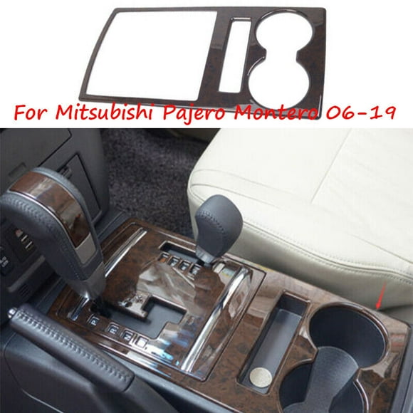Wood Grain Central Console Gear Shift F for Ram e for Mitsubishi for Pajero Montero 06-19