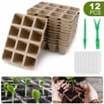 thumbnail image 2 of Innens Seed Starter Tray Peat Pots Kit Biodegradable Germination Seedling Trays 144Cell, 2 of 9