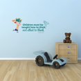 thumbnail image 2 of How To Think Phineas Ferb Quote Cartoon Quotes Decors Wall Sticker Art Design Decal for Girls Boys Kids Room Bedroom Nursery Kindergarten Home Decor Stickers Wall Art Vinyl Decoration (8x10 inch), 2 of 2