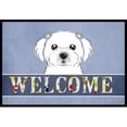 thumbnail image 1 of Carolines Treasures BB1394JMAT Maltese Welcome Tapis Intérieur & Extérieur - 24 x 36 Po., 1 of 4