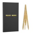 thumbnail image 1 of Eyebrow Measurement Sliding Eyebrow Ruler Stainless Steel Eyebrow Make up Tool Eyebrow Shaping(Gold), 1 of 8