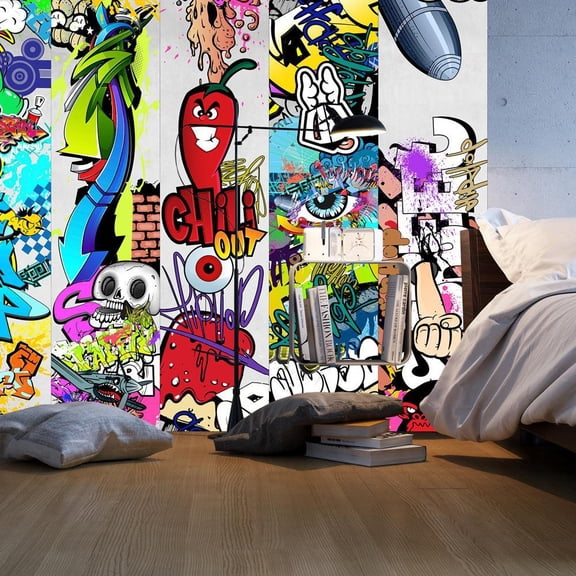 Repeating Wallpaper Roll - Watchful Eyes - 32.8'L x 19.7"W