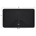 thumbnail image 3 of BarberPub Black Polyurethane Sponge Barber Chair Mat Anti Fatigue Matting, Rectangle 0035, 3 of 9