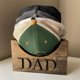 thumbnail image 4 of Soporte De Exhibición De Sombrero De Madera Soporte para gorra de béisbol, diseño creativo, fácil instalación, regalo para padre (caqui), 4 of 6