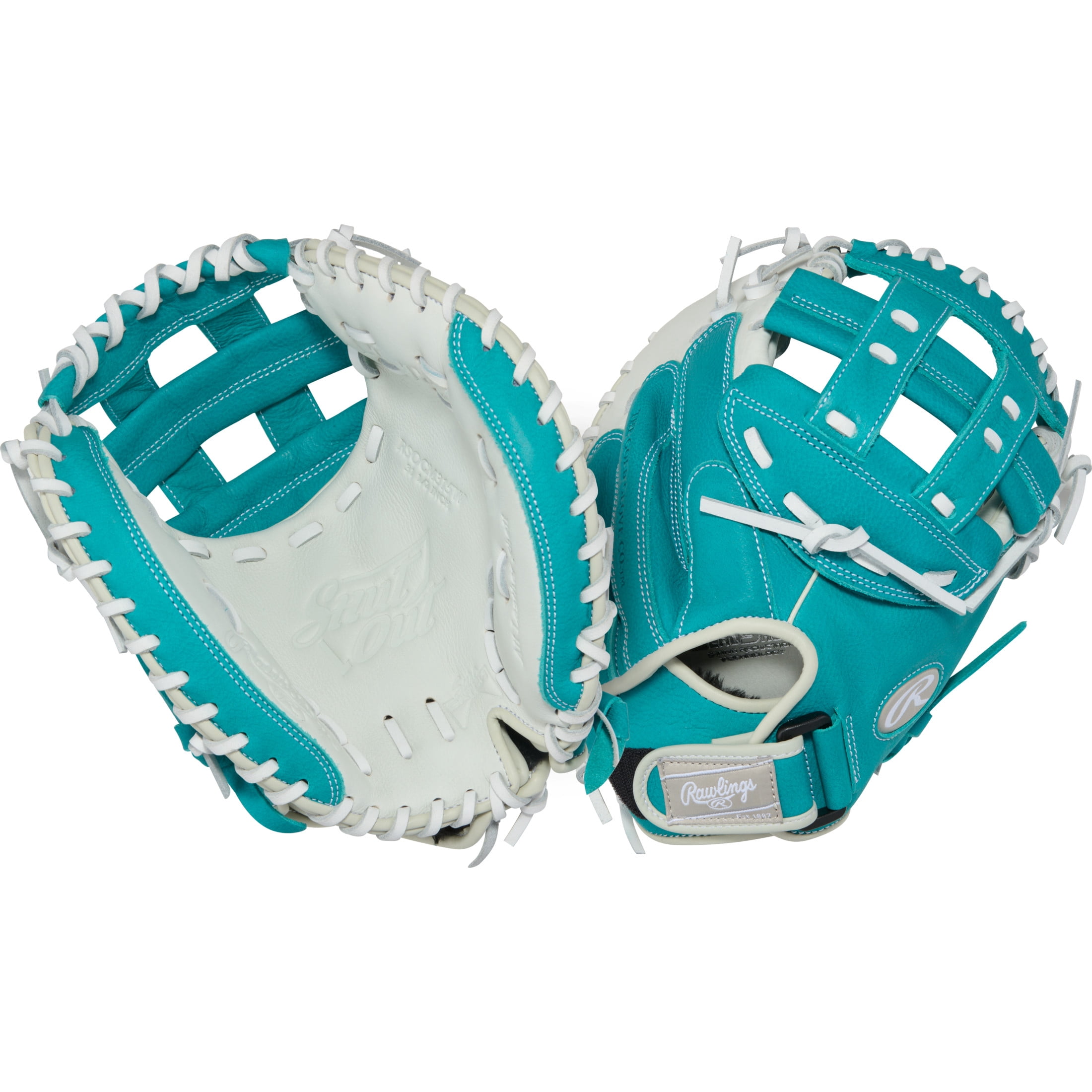 Rawlings Shut Out Youth Softball Catcher's Mitt | 31.5-Inch | Modified H-Web