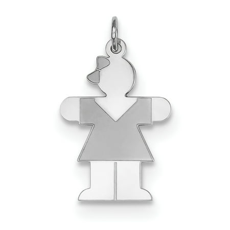 Roy Rose Jewelry Sterling Silver Hugs Kid Charm Pendant