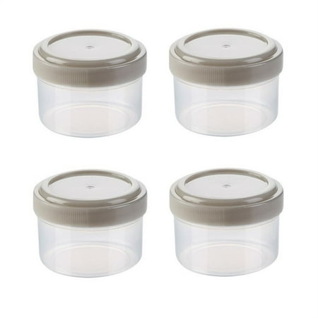 

4PCS Portable Spices Bottle Sauce Box Squeeze Bottles Spice Jar for Kitchen BBQ