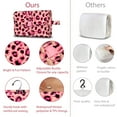 thumbnail image 6 of Fintie Portable Toiletry Cosmetic Travel Bag, Large Water Resistant Hanging Makeup Organizer Storage Pouch Case for Women Girls (Leopard Pink), 6 of 9