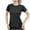 Black, variant on AherBiu Workout Tops for Women Lightweight Quick-Dry Crewneck Short Sleeve Tshirt Activewear Athletic Tees