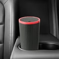 thumbnail image 4 of PAVEOS Car Trash Can on Clearance One Click Open Lid Easy to Clean 550ml Small Car Trash Can Mini Storage Box for Car Cup Red-o, 4 of 5