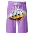 thumbnail image 3 of XINPING Men Swim Trunks Breathable Tropical Print Quick-Dry Beach Swimming Shorts with Pockets Upf 50+ Sun Protection Mens Summer Clothes, 3 of 5