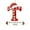 T, variant on Christmas Letter Ornaments Pendant with MERRY CHRISTMAS 2025 Sign,26 Letter with Christmas Hat,Christmas Tree Ornaments Set,Exquisite Acrylic Hanging Christmas Decorations for Xmas Tree-A