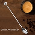 thumbnail image 1 of Professional Cocktail Spoon, Stainless Steel Bar Mixing Spoon with Long Handle for Layered Drinks, Beverage Stirring and Coffee Mixing, Bartender Essential Tool, 1 of 7